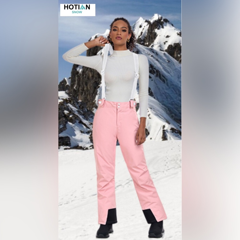 Hotian Snow Ski Pants with Suspenders